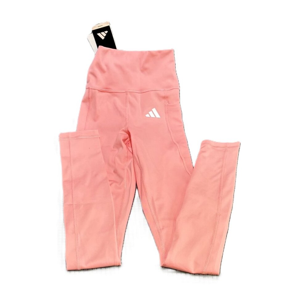 Adidas Optime Essentials Stash Pocket Full Length Tight Fit Leggings
